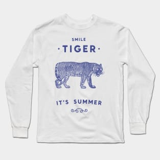 Smile Tiger Long Sleeve T-Shirt